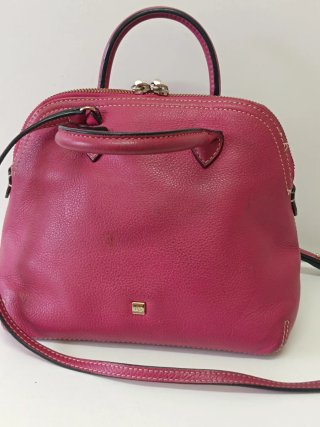 Bolso Purificación García Piel Rosa