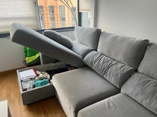 Sofá Ikea Eskilstuna 3 plazas Chaiselongue