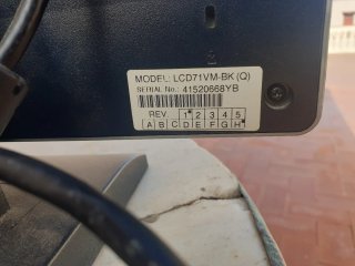 Pantalla NEC LCD 19 Plata/Negra