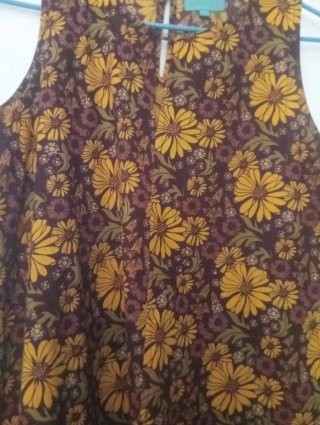 Vestido floral M grande.