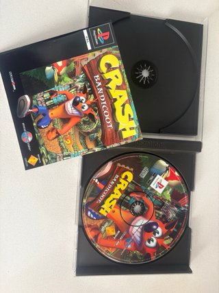 Crash Bandicoot PlayStation 1 grande scatola spagnolo