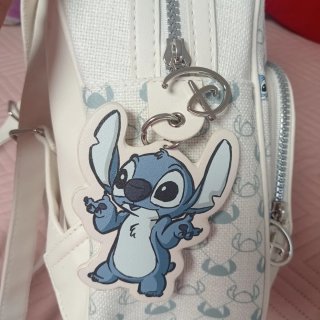 Mochila Disney Stitch Azul y Blanca
