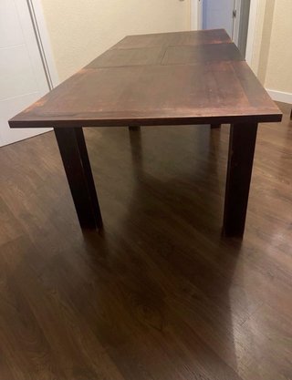 Mesa de comedor y 4 sillas de madera (madrid)