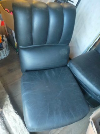 2 Sofás de Piel Negros