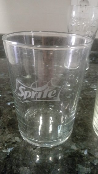 Lote de 6 Vasos Vidrio Marca coca cola ,Sprite,...