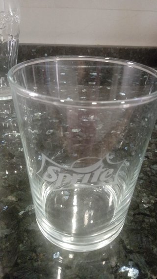 Lote de 6 Vasos Vidrio Marca coca cola ,Sprite,...