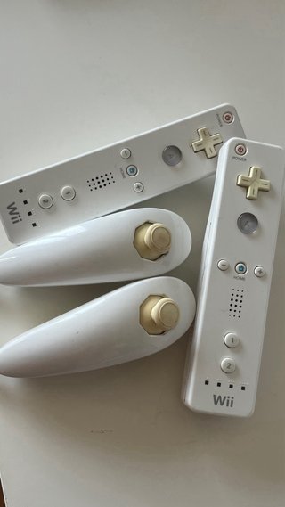 Pack 2 mandos Nintendo Wii Remote + 2 Nunchuks
