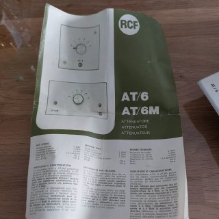 RCF AT/6 AT/6M Attenuatore