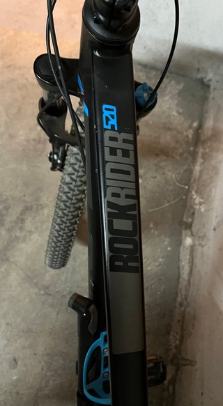 Bicicleta Btwin Rockrider 520 Negra/Azul, Talla M