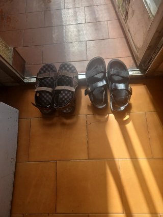 Lote Sandalias Senderismo Marrón y Negro