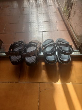 Lote Sandalias Senderismo Marrón y Negro