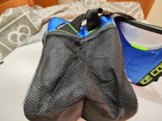 Bolsa nevera playa azul y verde