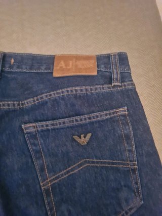 Pantalón Vaquero Armani Jeans T42 Azul