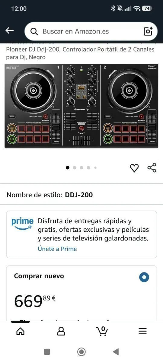 Controller DJ Pioneer DDJ-200 - Perfetto