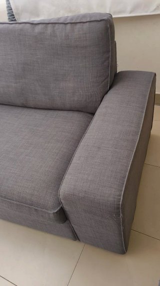 Sofá Ikea KIVIK 3 plazas gris