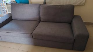 Sofá Ikea KIVIK 3 plazas gris