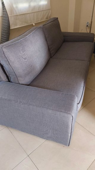 Sofá Ikea KIVIK 3 plazas gris