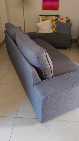 Sofá Ikea KIVIK 3 plazas gris