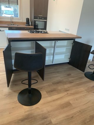 Módulo cocina con placa de gas