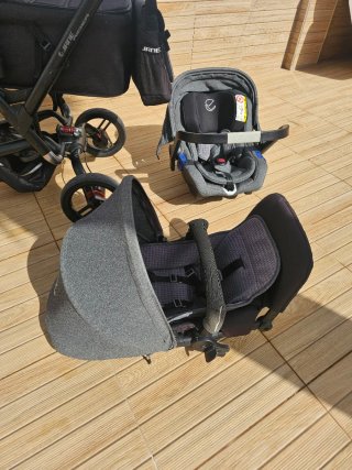 Trío Jane Rider Silla + Capazo + Grupo 0