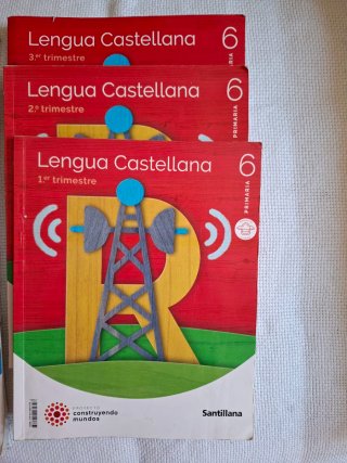 Libros de texto 6° de Primaria.