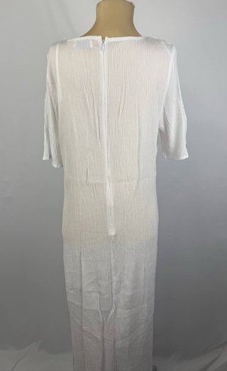 Vestido Largo Ulla Popken Talla 46/48 Blanco