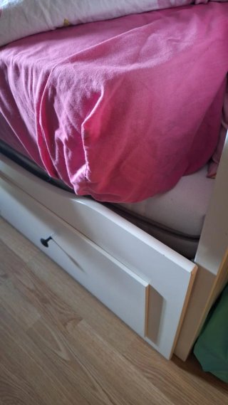 Cama nido blanca 80x200 con cajones