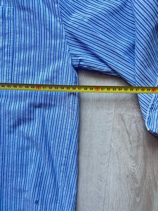 Camisa de rayas azul y blanca talla S