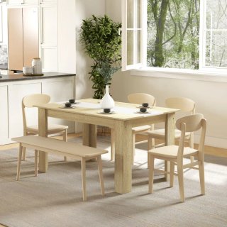 Mesa de comedor de madera