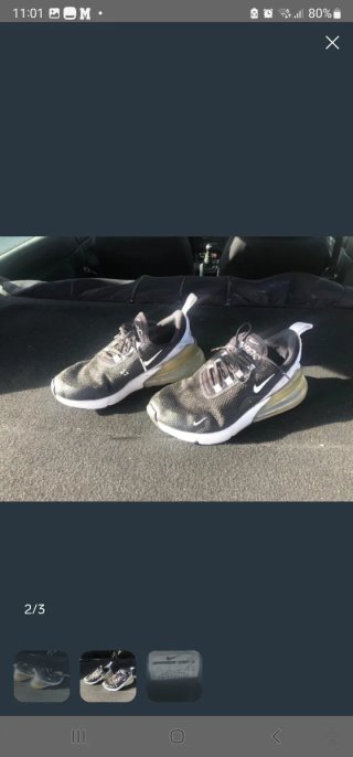 Zapatillas Nike Air Max 270 Negras Blancas