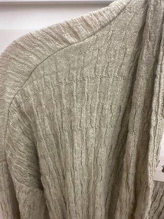 Kimono Zara verde oliva con cinturón Talla XS-S
