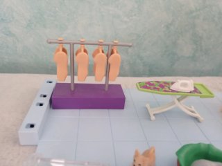 Playmobil: Perro, Gato, Hámster y Plancha FF