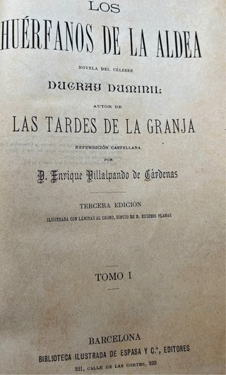 Ducray Duminil. Los huérfanos de la aldea. 2 Vol