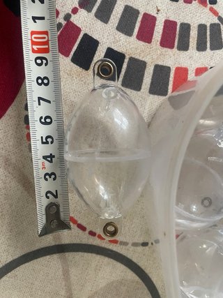 Boyas de pesca transparentes