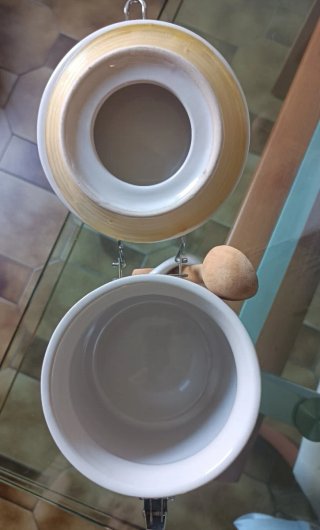 Barattolo caffè con cucchiaino