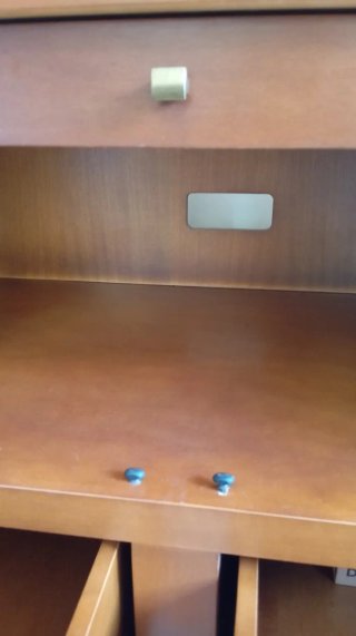 Mueble auxiliar mesa televisión madera y cristal