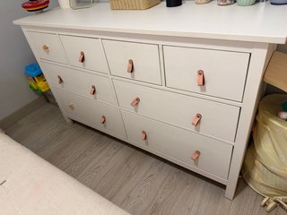 Cómoda Ikea Hemnes Blanca y Madera