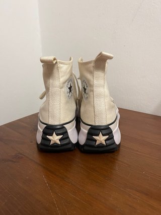Converse Run Star Hike Plataforma Beige talla 40