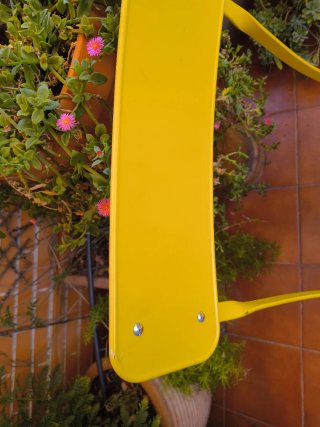 2 Sillas Amarillas Plegables Terraza