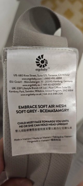 Mochila Ergobaby Recién Nacido