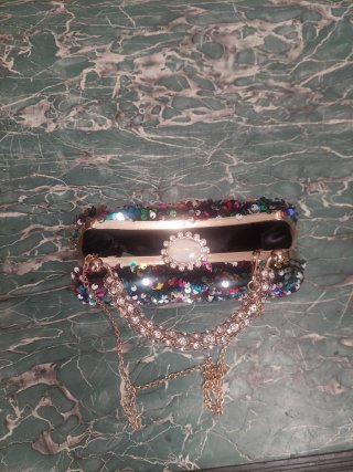 Bolso de lentejuelas multicolor