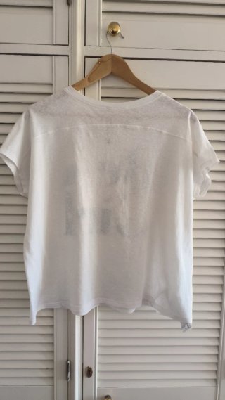 Camiseta Mango algodón y lino L 40 42 44