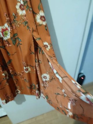 Vestido Largo Estampado Floral