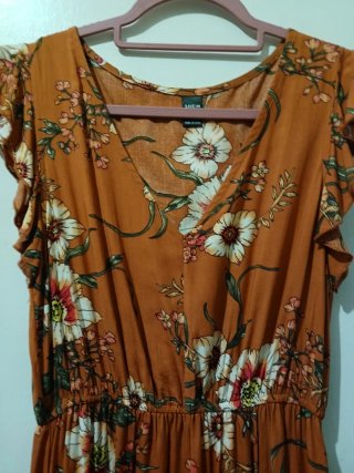 Vestido Largo Estampado Floral