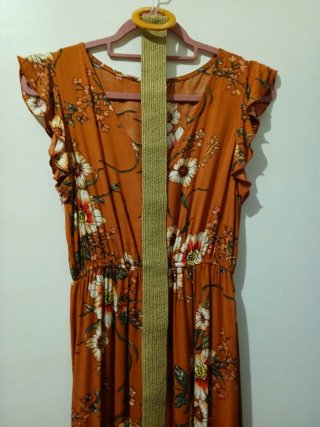 Vestido Largo Estampado Floral