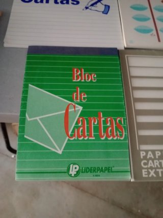 Lote de blocs de cartas antiguos años 70 y 80