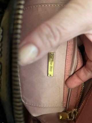 Bolso Miu Miu Madras Negro