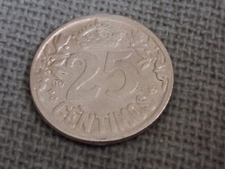 25 céntimos 1925 La Carabela