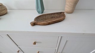 Aparador IKEA HEMNES Blanco/Marrón Claro
