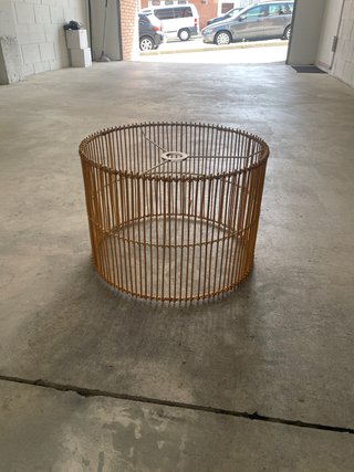 Portalamparas techo mimbre